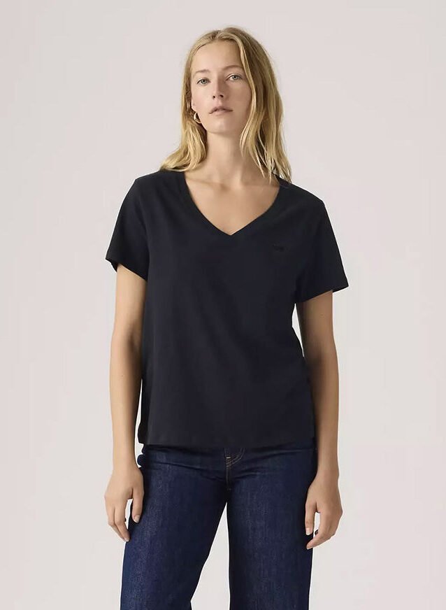 Favourite V-Neck Anthracite Night Tee