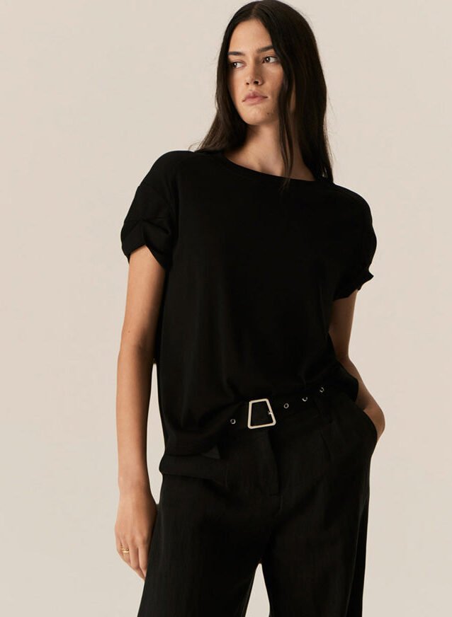 Zone Cap Tee Black