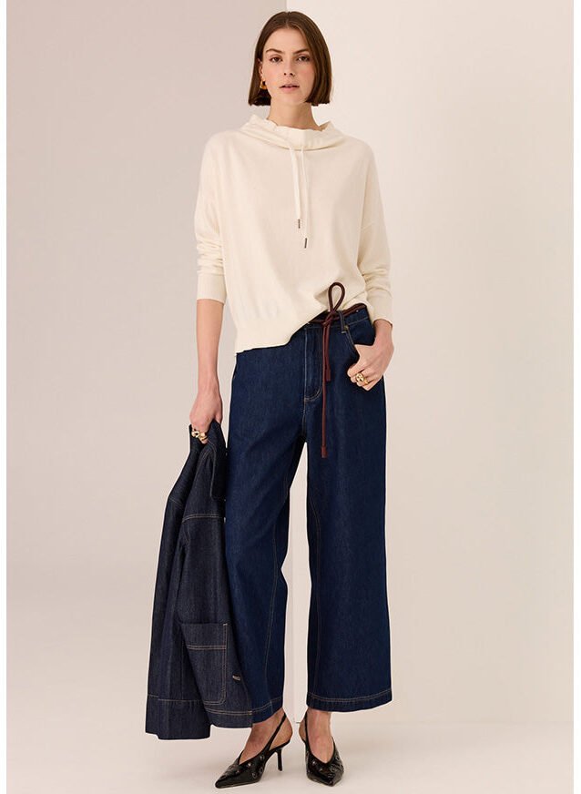 Andie Cropped Jean - Dark Wash