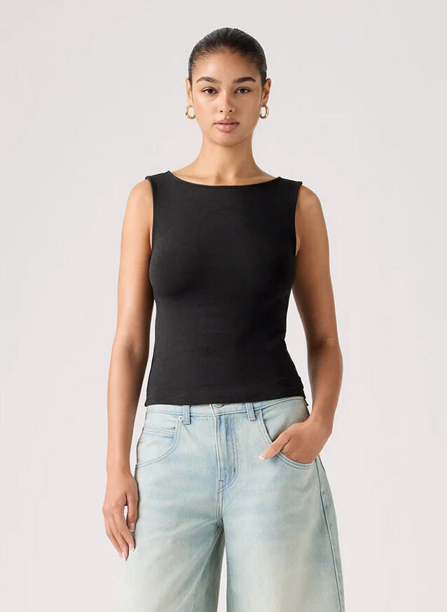 Blair Boatneck Tank Anthracite Night